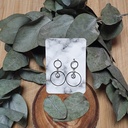 Boucles d'oreilles "Alpha"
