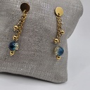Boucle d'oreille Rosace