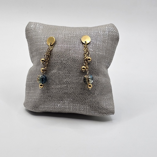 Boucle d'oreille Rosace